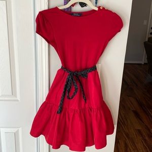 Polo Ralph Lauren Girls 8/10 Christmas Dress